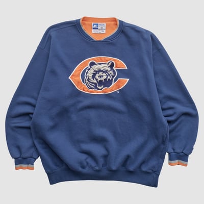 Chicago Bears Starter 90s Pullover Sweatshirt - Navy - XL by Fanatics Real Vintage