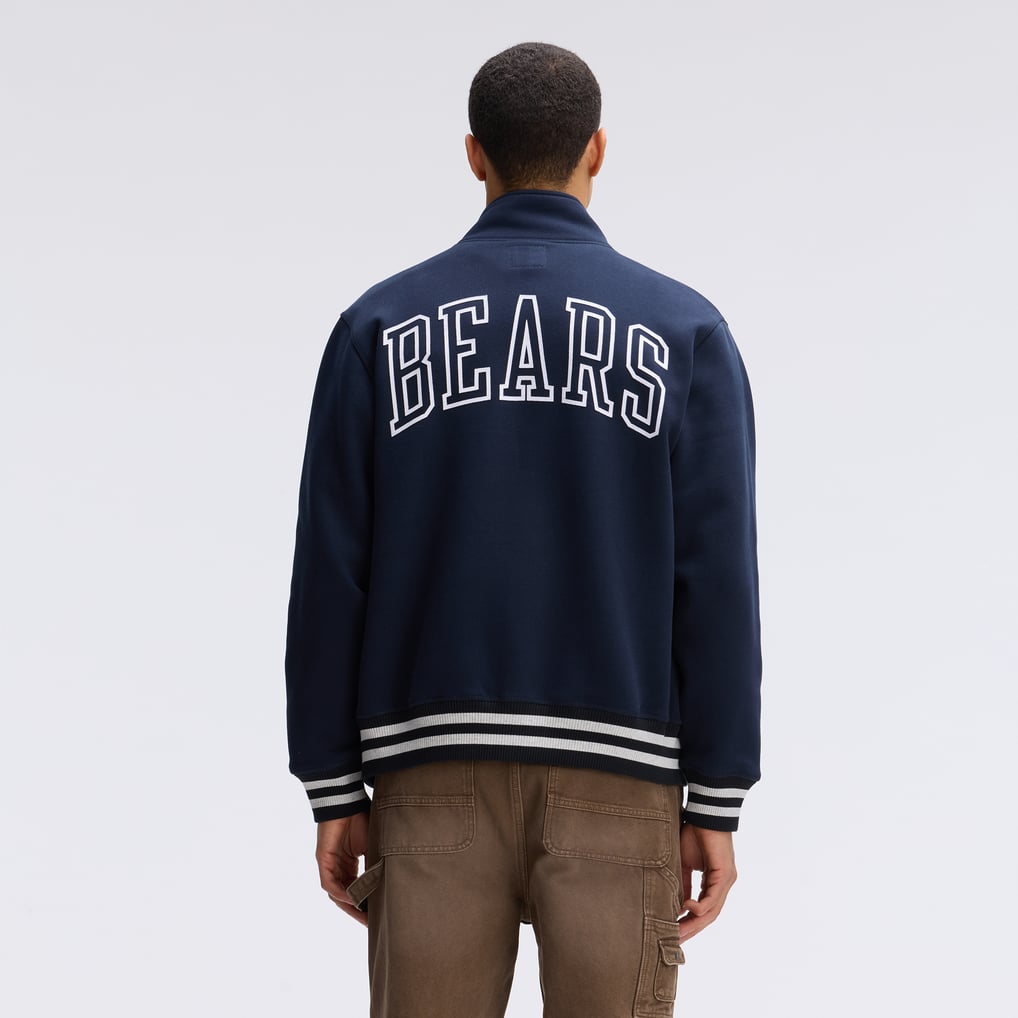 Chicago Bears Fanatics IconicFleece Full-Zip Jacket - Navy