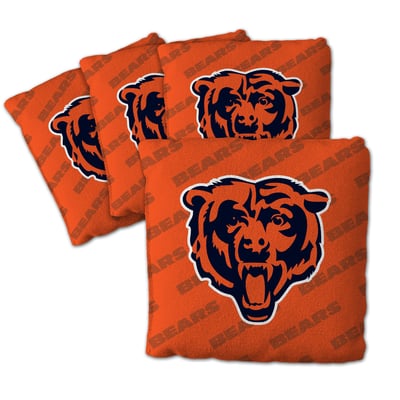 Chicago Bears Fanpoint Four-Piece Cornhole Bag Set
