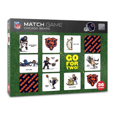 Chicago Bears Fanpoint Licensed Memory Match Game