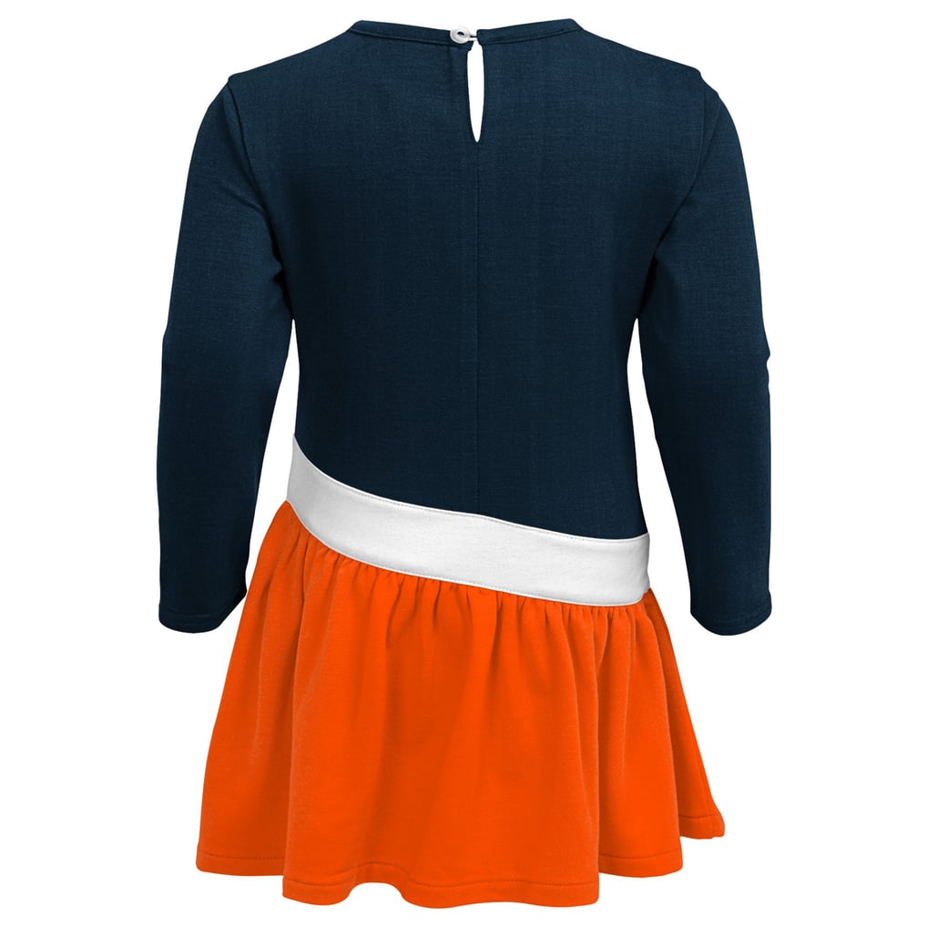 bears jersey dress Chicago Girls Preschool Heart to Heart Tri-Blend srange-XL