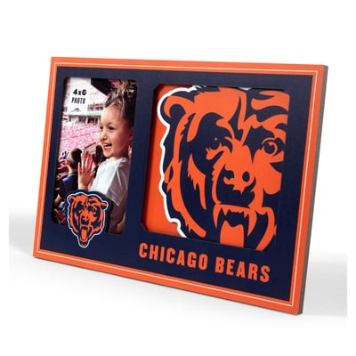 Chicago Bears IDNA 3D Logo Series Picture Frame