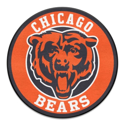 Chicago Bears Logo Brands 27" Diameter Roundel Mat