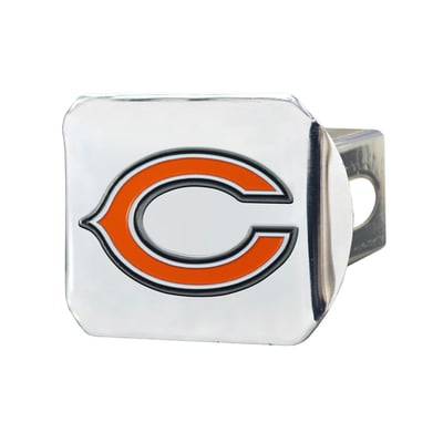 Chicago Bears Logo Brands Chrome Hitch Cover