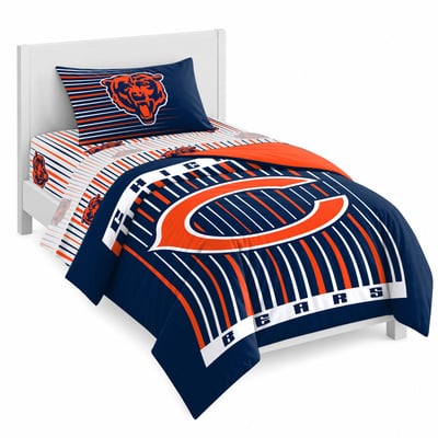 Logo Brands Chicago Bears Momentum Bed In A Bag - Twin