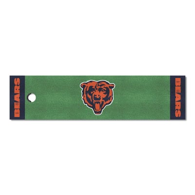 Chicago Bears Logo Brands Putting Green Mat
