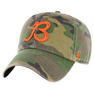 Chicago Bears '47 Woodland Clean Up Adjustable Hat - Camo