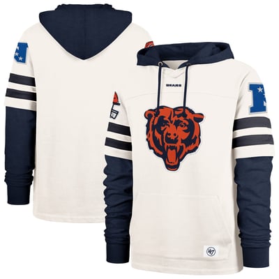  Chicago Bears '47 Cornerback Pullover Hoodie - Cream