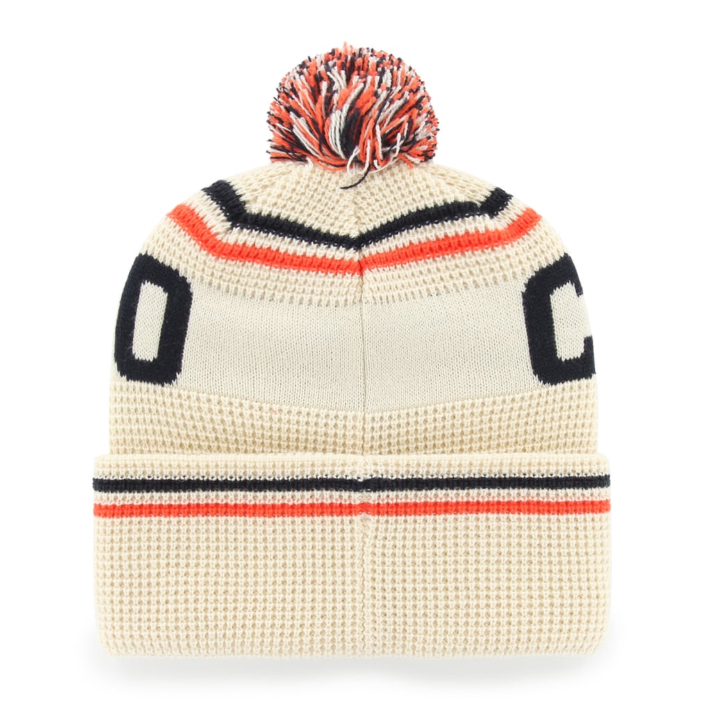 Men's Chicago Bears '47 Natural Quattrle Cuffed Knit Hat with Pom