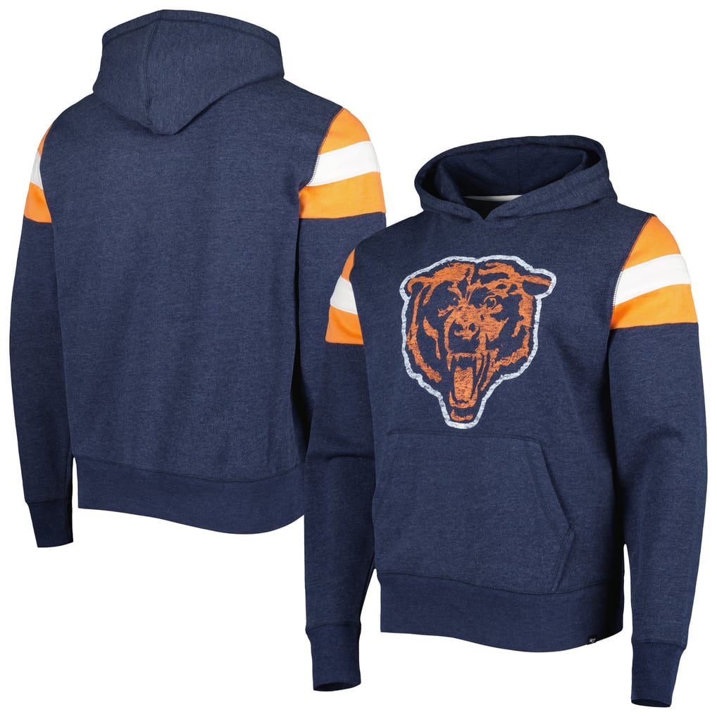 Chicago Bears '47 Legacy Premier Nico Pullover Hoodie - Navy