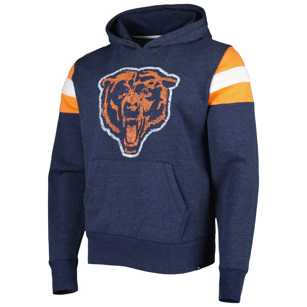 Chicago Bears '47 Legacy Premier Nico Pullover Hoodie - Navy