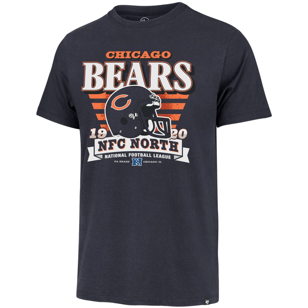 Chicago Bears '47 Stripe Splash Franklin Throwback T-Shirt - Navy