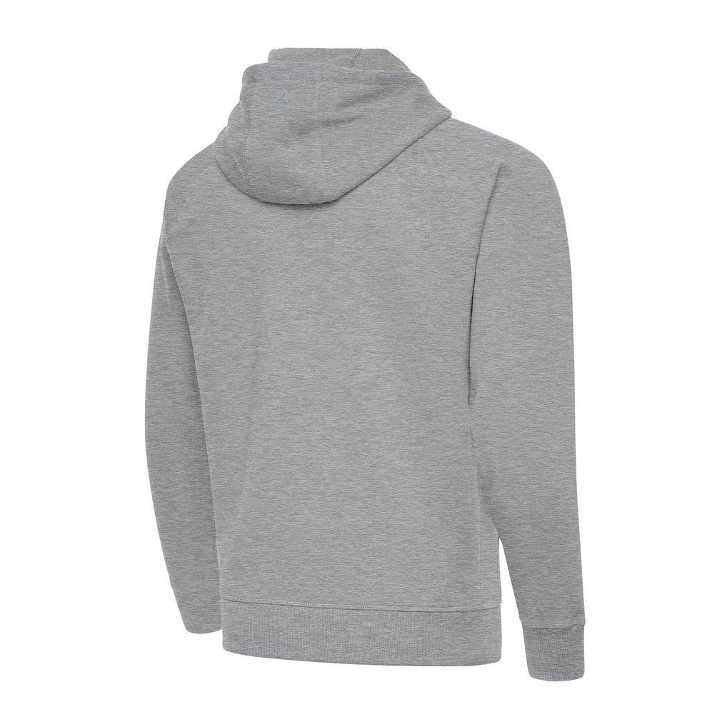 Antigua Chicago Bears Heather Gray Woodland Camo Victory Full-Zip Hoodie