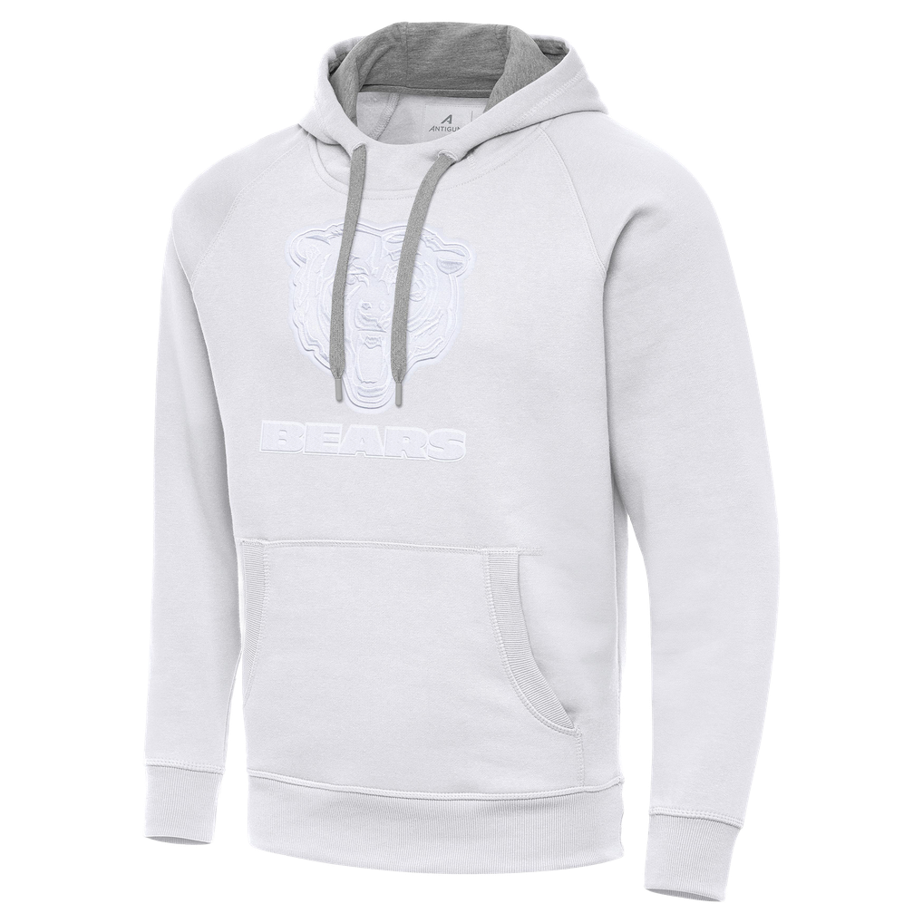 Chicago Bears Antigua Victory Pullover Hoodie - White