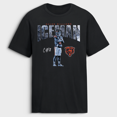 Caleb Williams Chicago Bears Iceman T-Shirt - Black