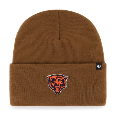 Chicago Bears Carhartt x '47 Cuffed Knit Hat - Brown