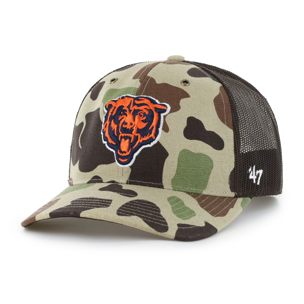 Men's Carhartt x '47 Duck Camo Chicago Bears Adjustable Trucker Hat