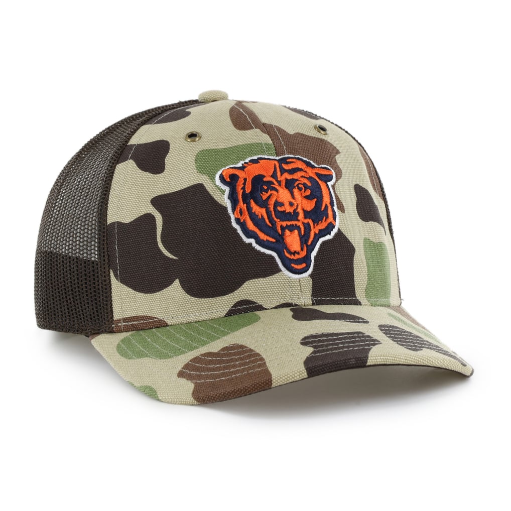 Men's Carhartt x '47 Duck Camo Chicago Bears Adjustable Trucker Hat
