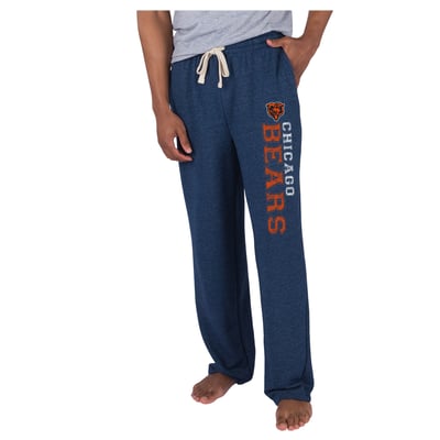  Chicago Bears Concepts Sport Mainstream French Terry Tri-Blend Sweatpants - Navy