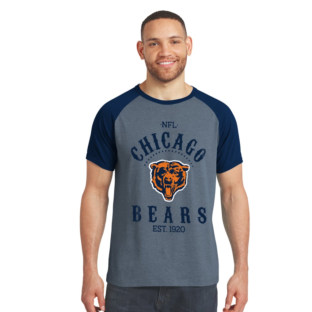 Men's Darius Rucker Collection by Fanatics Navy Chicago Bears Raglan T ...