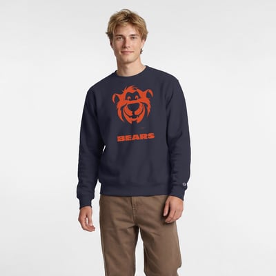 Chicago Bears Disney x Champion Baloo Powerblend Sweatshirt - Navy