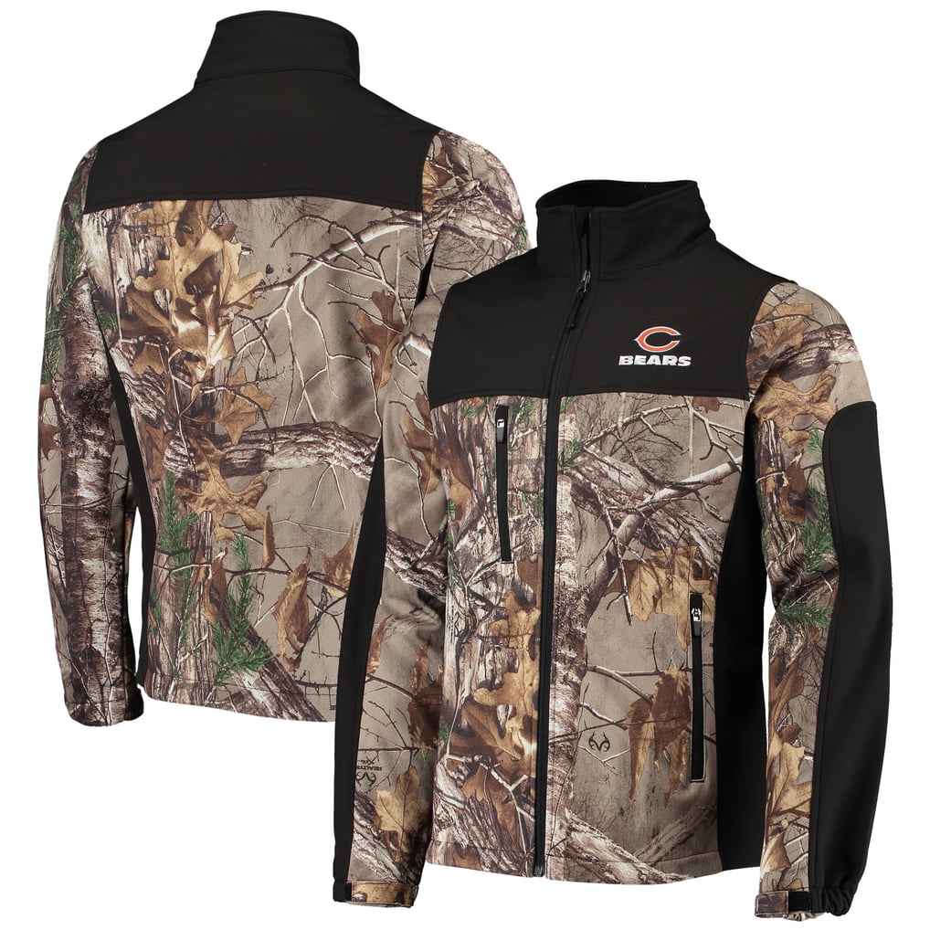 Chicago Bears Dunbrooke Circle Hunter Softshell Full-Zip Jacket - Realtree Camo/Black