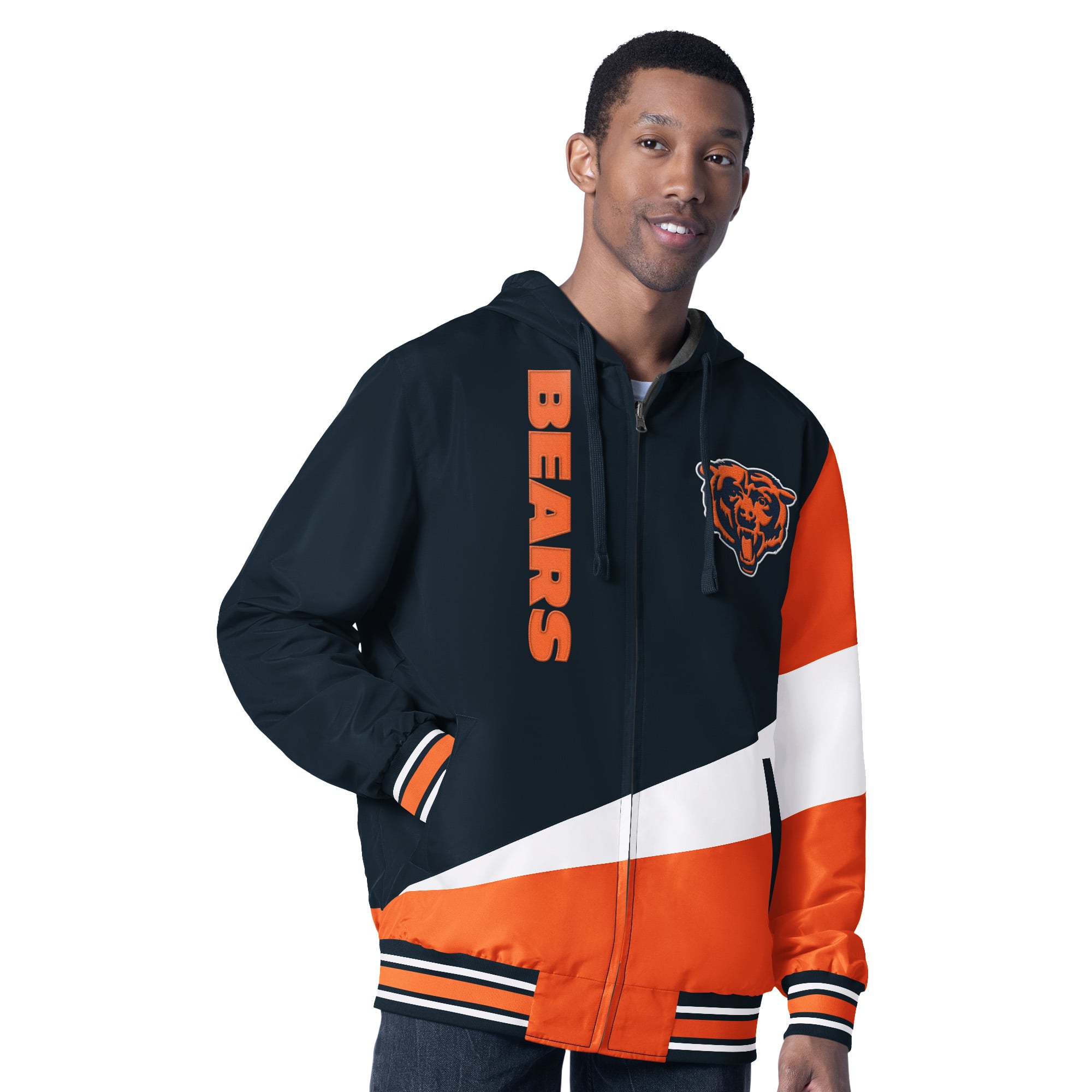 Men's G-III Sports by Carl Banks Navy/Charcoal Chicago Bears Dual ...