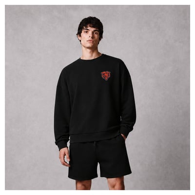 Chicago Bears Levelwear Traverse Luxe Zone Sweatshirt - Black