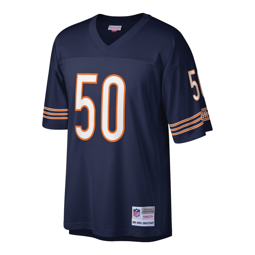 Mike Singletary Chicago Bears Custom Sewn Football Jersey – Unbranded – S-3XL Blue