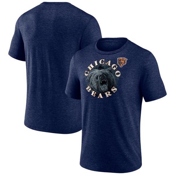Chicago Bears Sandal And-Star Raw Navy Blue T-Shirt Men main image 3