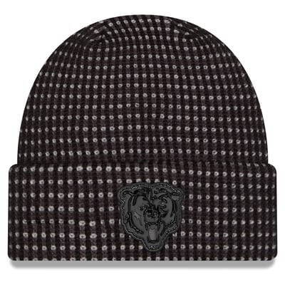 Chicago Bears New Era 2026 Sideline Cold Weather  Cuffed Knit Hat - Black