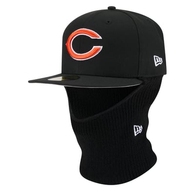  Chicago Bears New Era 59FIFTY Balaclava Fitted Hat - Black
