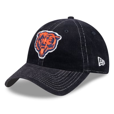 Chicago Bears New Era  Corduroy Casual Classic Adjustable Hat - Black