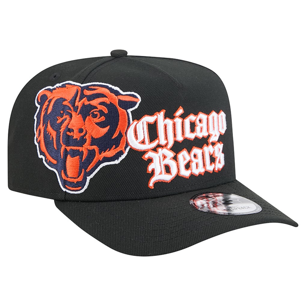 Chicago Bears New Era Proud A-Frame 9FIFTY Snapback Hat - Black