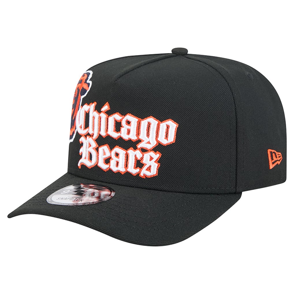 Chicago Bears New Era Proud A-Frame 9FIFTY Snapback Hat - Black