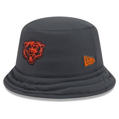 Chicago Bears New Era 2026 Sideline Cold Weather Bucket Hat - Charcoal