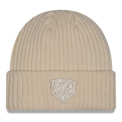  Chicago Bears New Era Color Pack Cuffed Knit Hat - Cream
