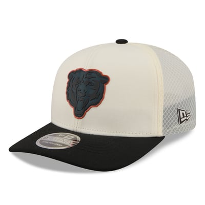 Chicago Bears New Era Tonal Camo 9SEVENTY Adjustable Hat - Cream/Black