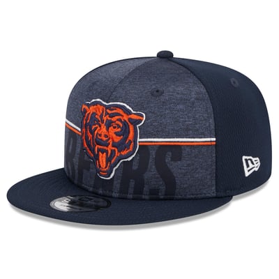  Chicago Bears New Era 2023 NFL Training Camp Alternate Logo 9FIFTY Snapback Hat - Navy