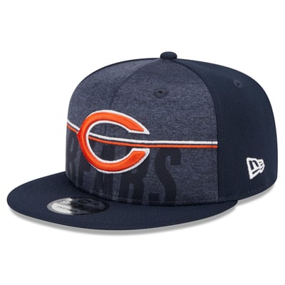  Chicago Bears New Era 2023 NFL Training Camp Primary Logo 9FIFTY Snapback Hat - Navy