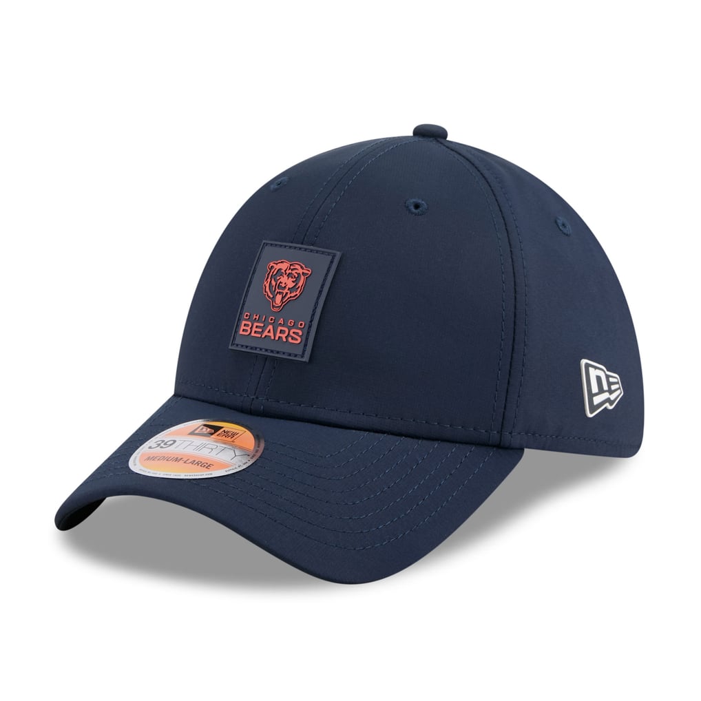 New Era NFL Chicago Bears Training Football Hat Cap 39 Thirty Medium Unisex Blue CHICAGO BEARS 2024 NFL SIDELINE 39THIRTY FLEX FIT HAT - NAVY  main image 4