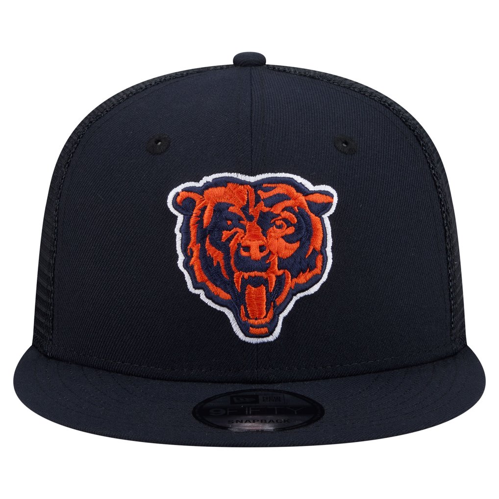  Chicago Bears New Era Core Team 9FIFTY Trucker Snapback Hat - Navy