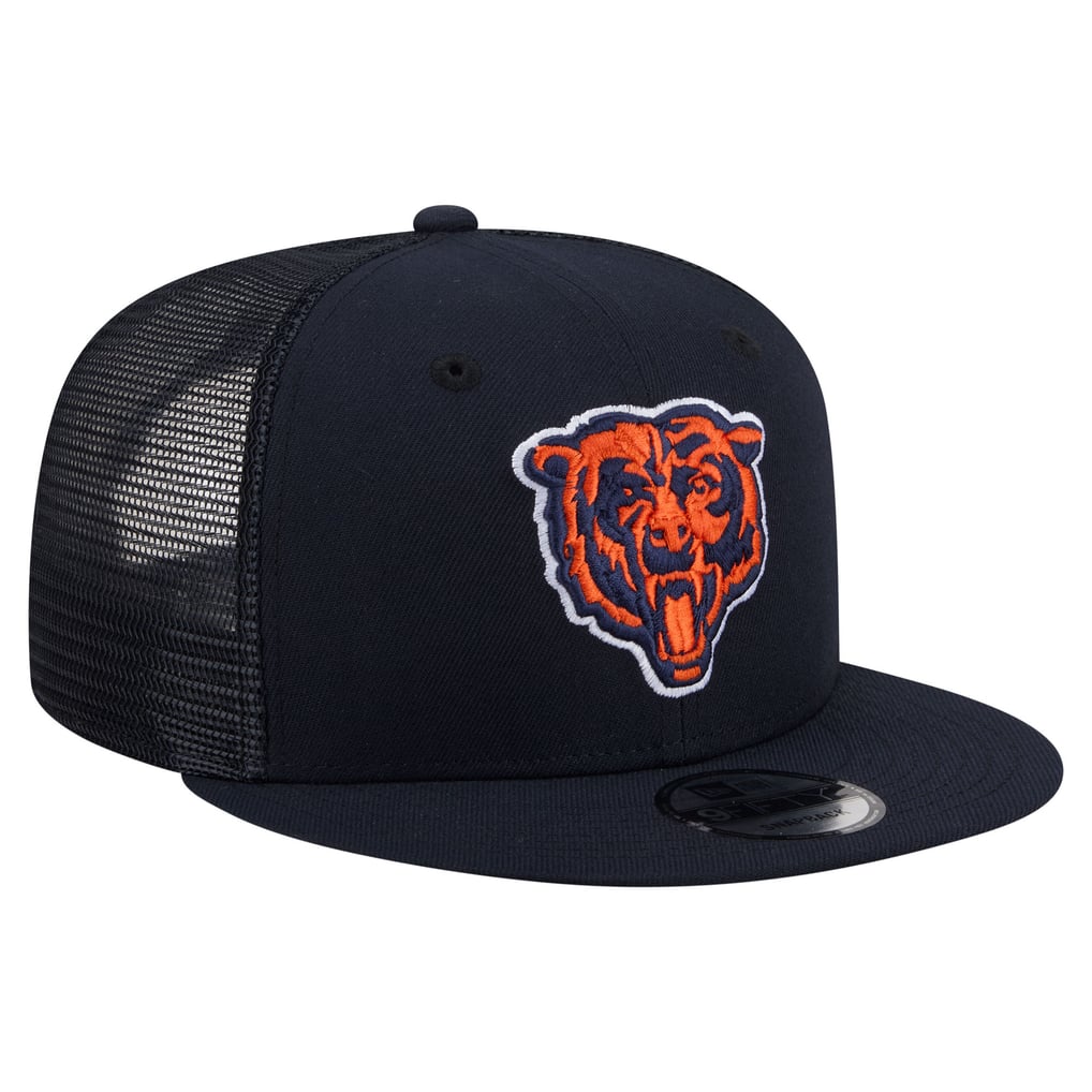  Chicago Bears New Era Core Team 9FIFTY Trucker Snapback Hat - Navy