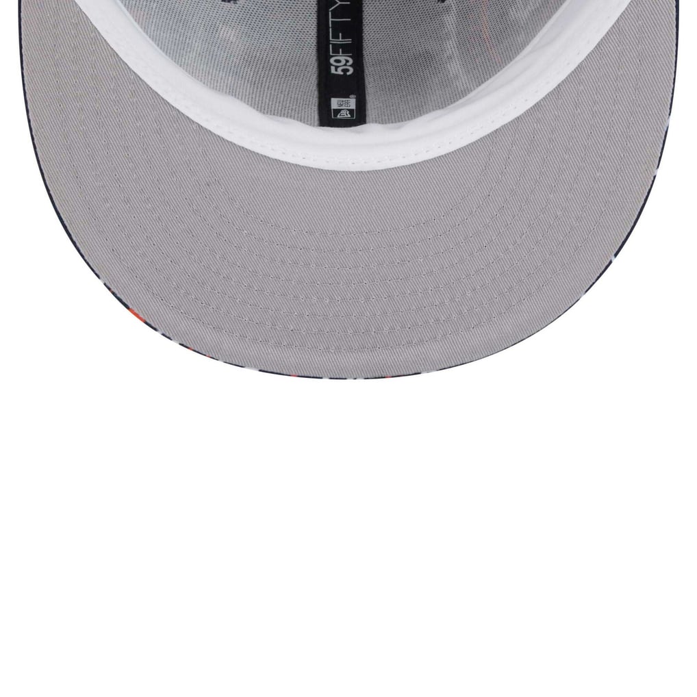 Chicago Bears New Era Paisley 59FIFTY Fitted Hat - Navy