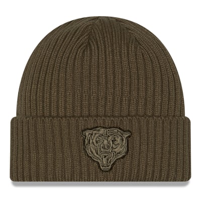  Chicago Bears New Era Color Pack Cuffed Knit Hat - Olive