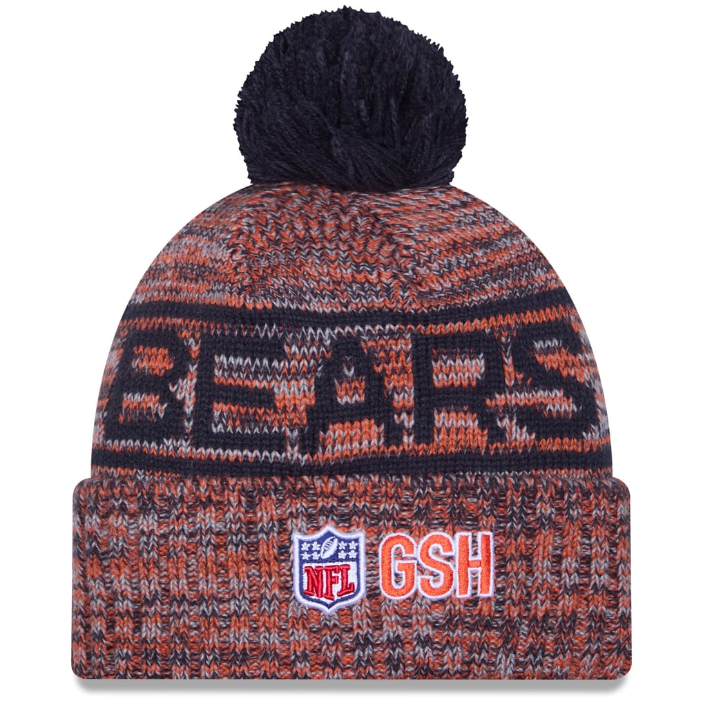 Chicago Bears Beanie Orange design with‎ logo, stars & rhinestones Chicago Bears Hat With Rhinestone - Etsy main image 2