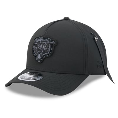 Chicago Bears New Era x Alpha Industries A-Frame 9FORTY Adjustable Hat - Black