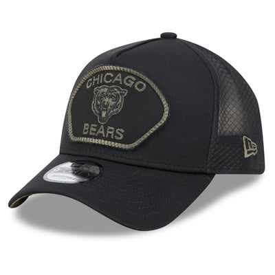 Chicago Bears New Era x BJ Betts 2026 Salute To Service 9FORTY Adjustable Hat - Black