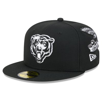 Chicago Bears New Era x BJ Betts 2026 Salute To Service Lifestyle 59FIFTY Fitted Hat - Black