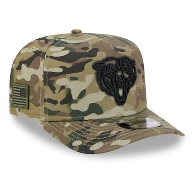 Chicago Bears New Era x BJ Betts 2026 Salute To Service 9FIFTY A-Frame Snapback Hat - Camo